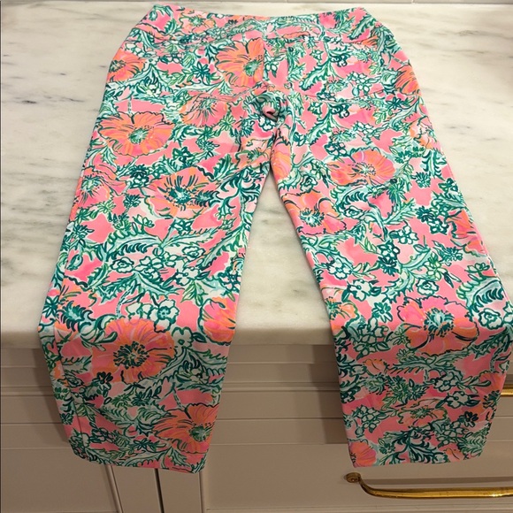 Lilly Pulitzer Corso Crop Pants 0 - Picture 5 of 5